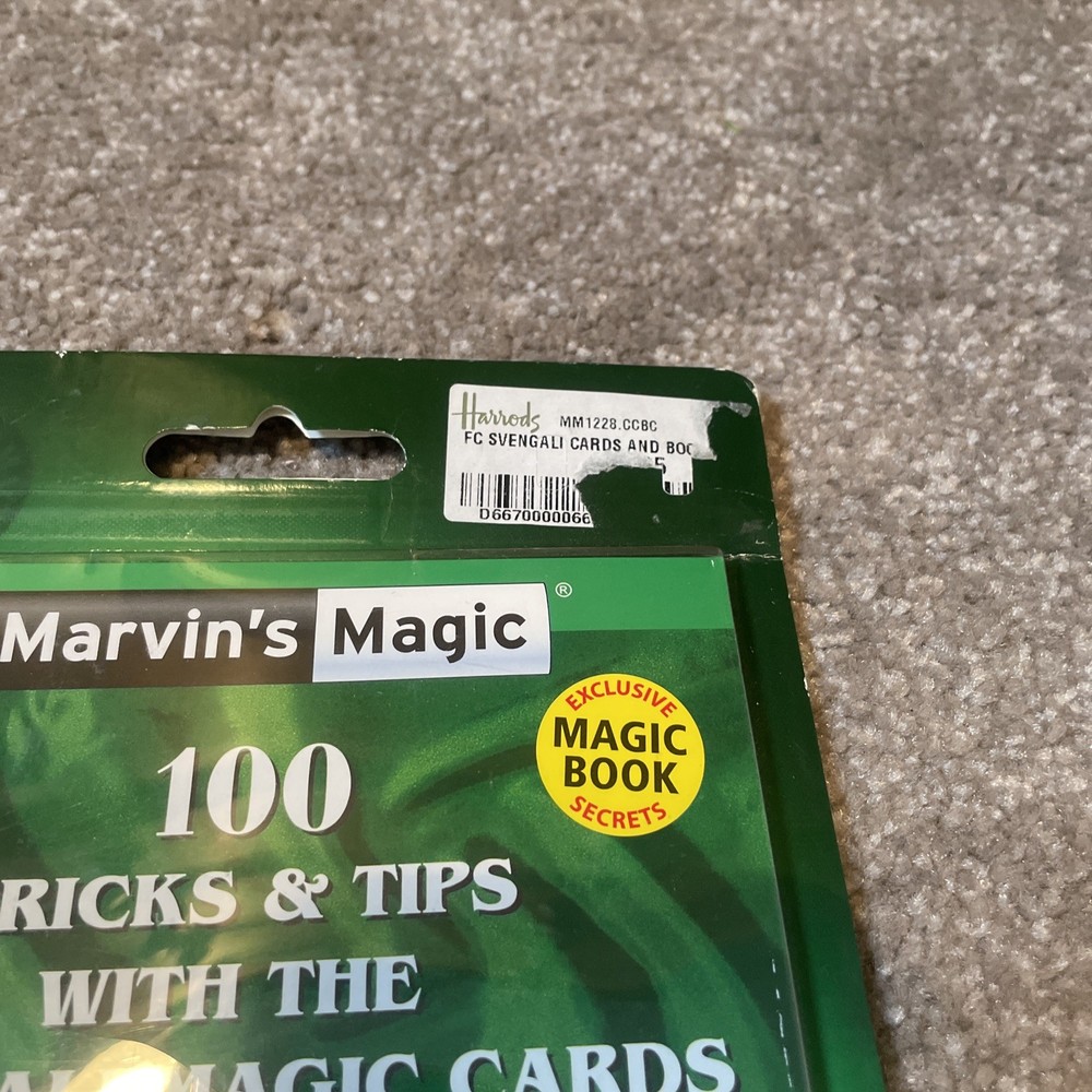 Marvin's Magic Svengali Magic Cards Tricks & Tips Deck Magic Book secrets NEW