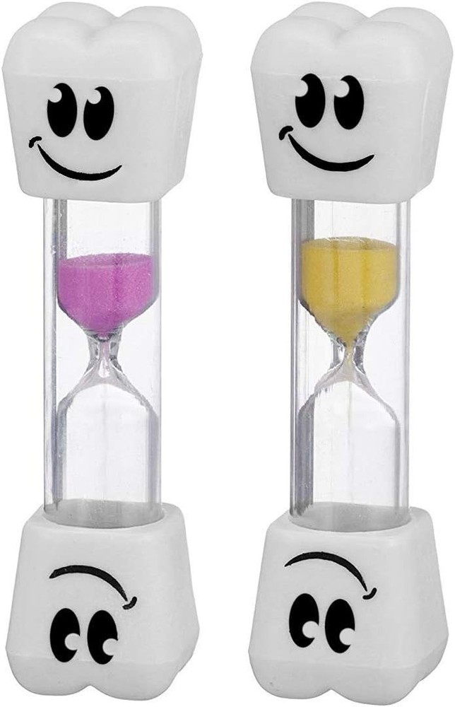 Assorted Colors 2-Minute Sand Timer Set - Playfully Boost Productivity