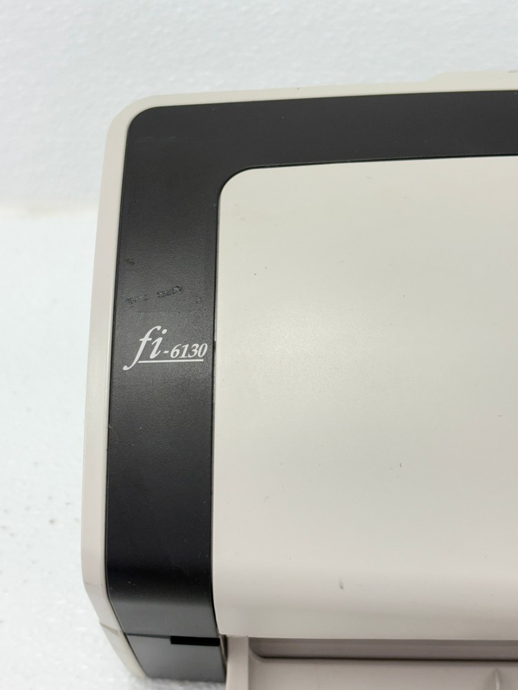 PRE OWNED | Fujitsu fi-6130 Duplex Document Scanner Only - White No Pwr Adapter