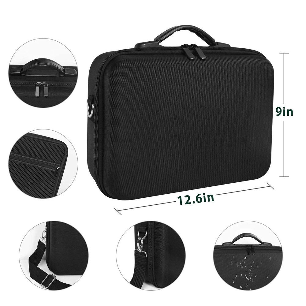 Carrying Case for Hyperice Hypervolt/Hypervolt Plus 5 Attachment Slots Portab...