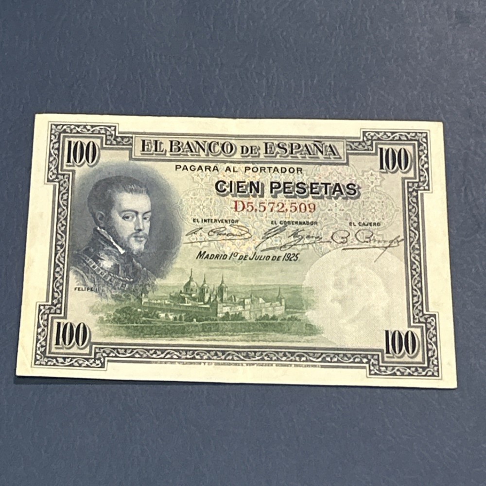 Spain- 100 Pesetas- 1925