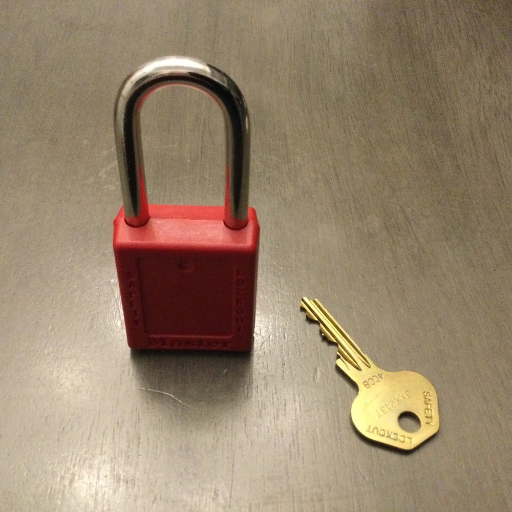 Master Lock 410Red Safety Padlocks (LS05C)
