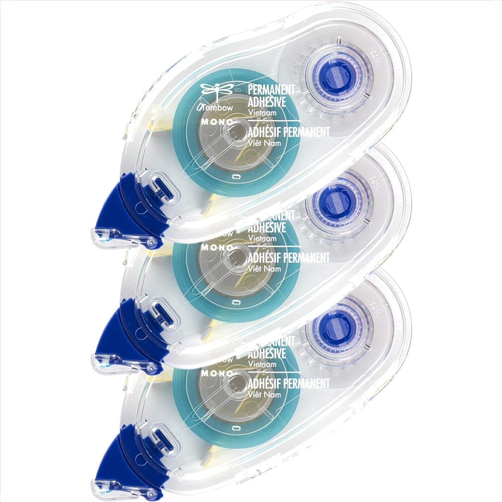Acid-Free MONO Permanent Adhesive Refills 3-Pack – Precision Bonding Solution
