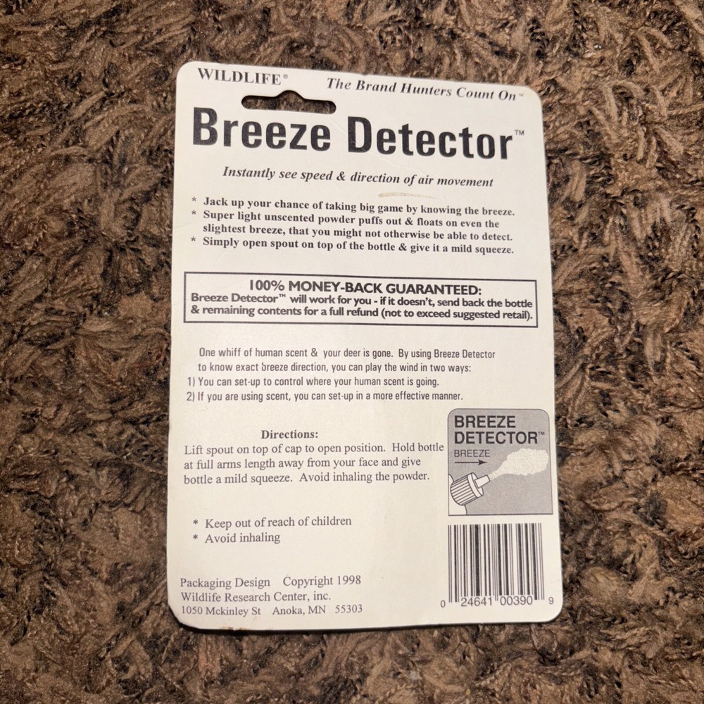 Wildfire Research Center Breeze Detector