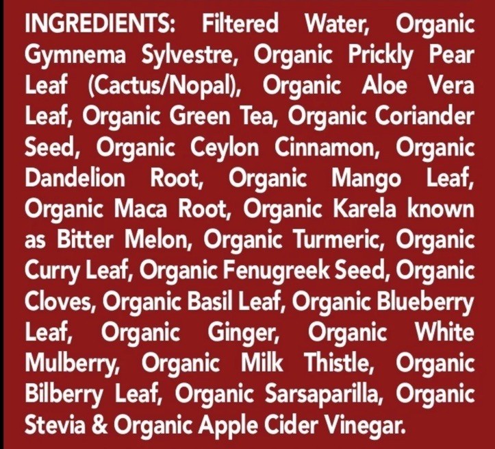 THE DIABETES FORMULA - NATURAL HERBAL LABS