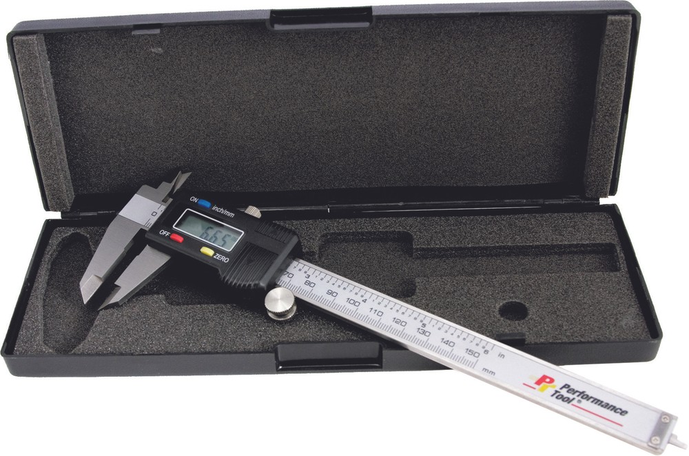 Performance Tool Digital Caliper With Case W80152