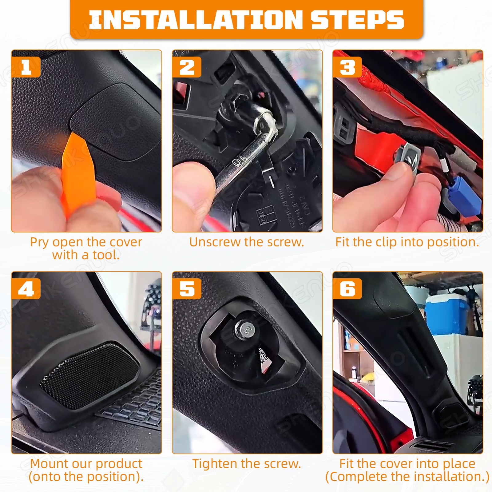 Driver Side A-Pillar Grab Handle for Toyota Tacoma Gen 4th (2024-2026)