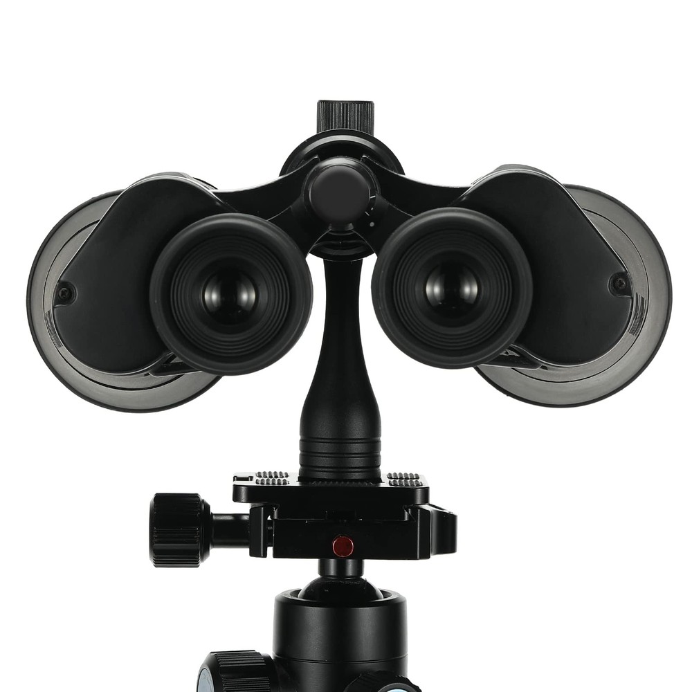 Binocular Tripod Adapter - 1/4-20 Inch Threading Quick Release Mount Black