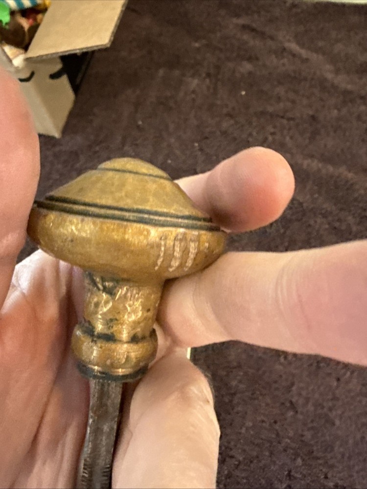 Antique heavy Solid Brass Doorknob