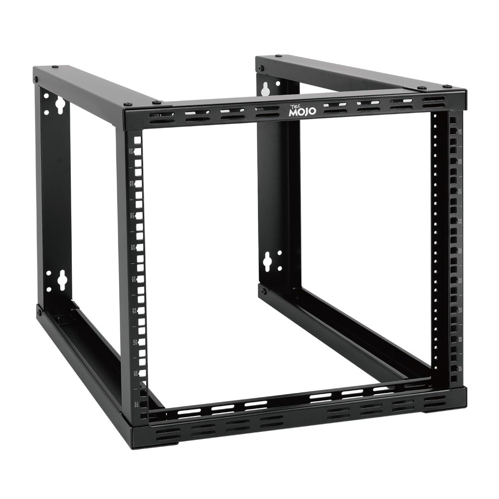 Tecmojo 9U Fixed Wall Mount Network Rack 15.8inch Depth 9U/15.8" Depth, Black