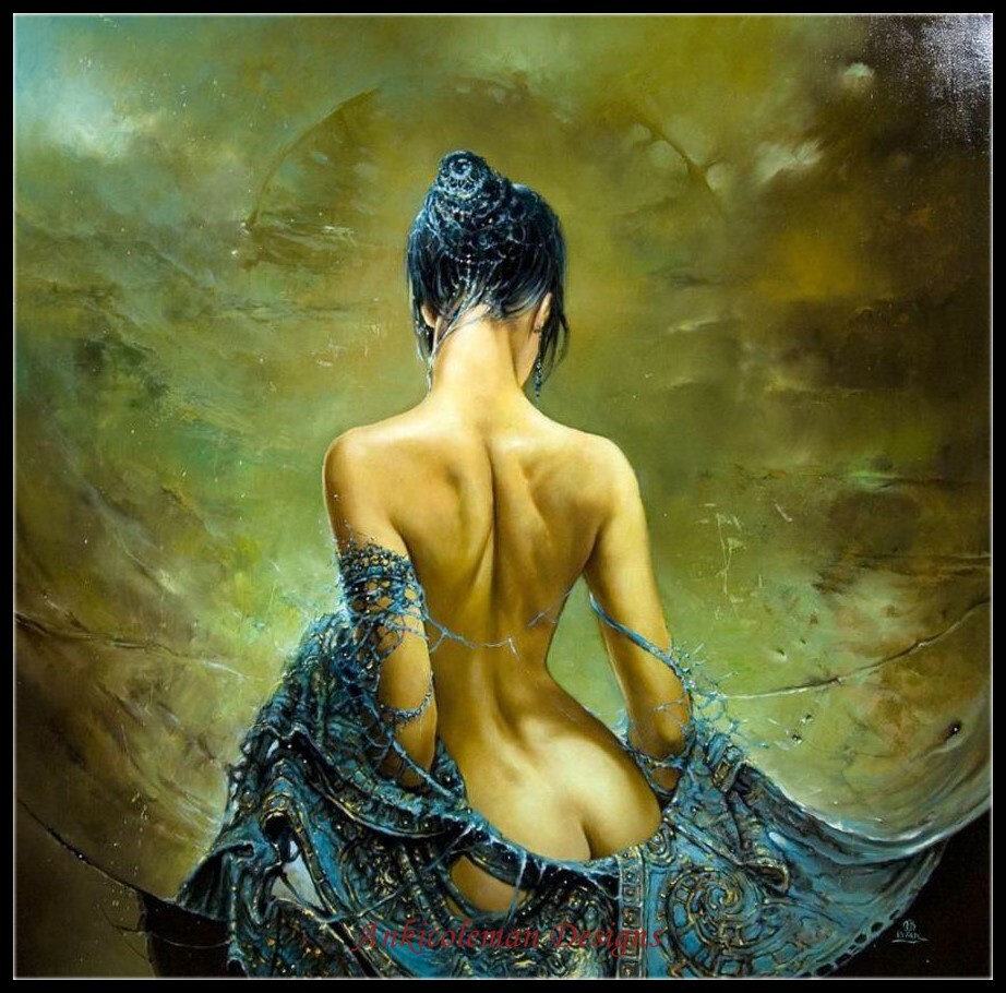 Chart Needlework DIY 14 ct Aida DMC - Counted Cross Stitch Patterns - The back