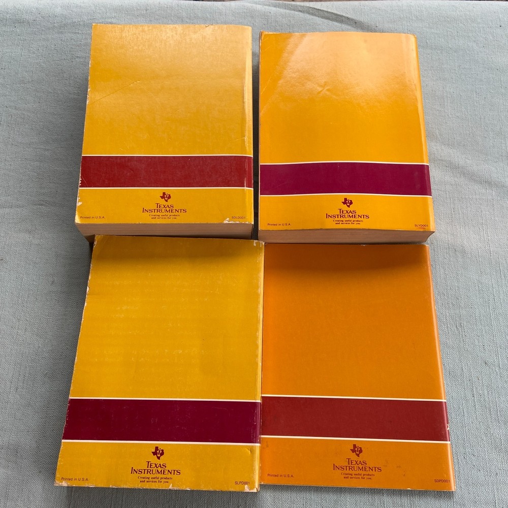 Book Lot Texas Instruments TTL Data V 2 Linear Circuits Field Logic Programmable