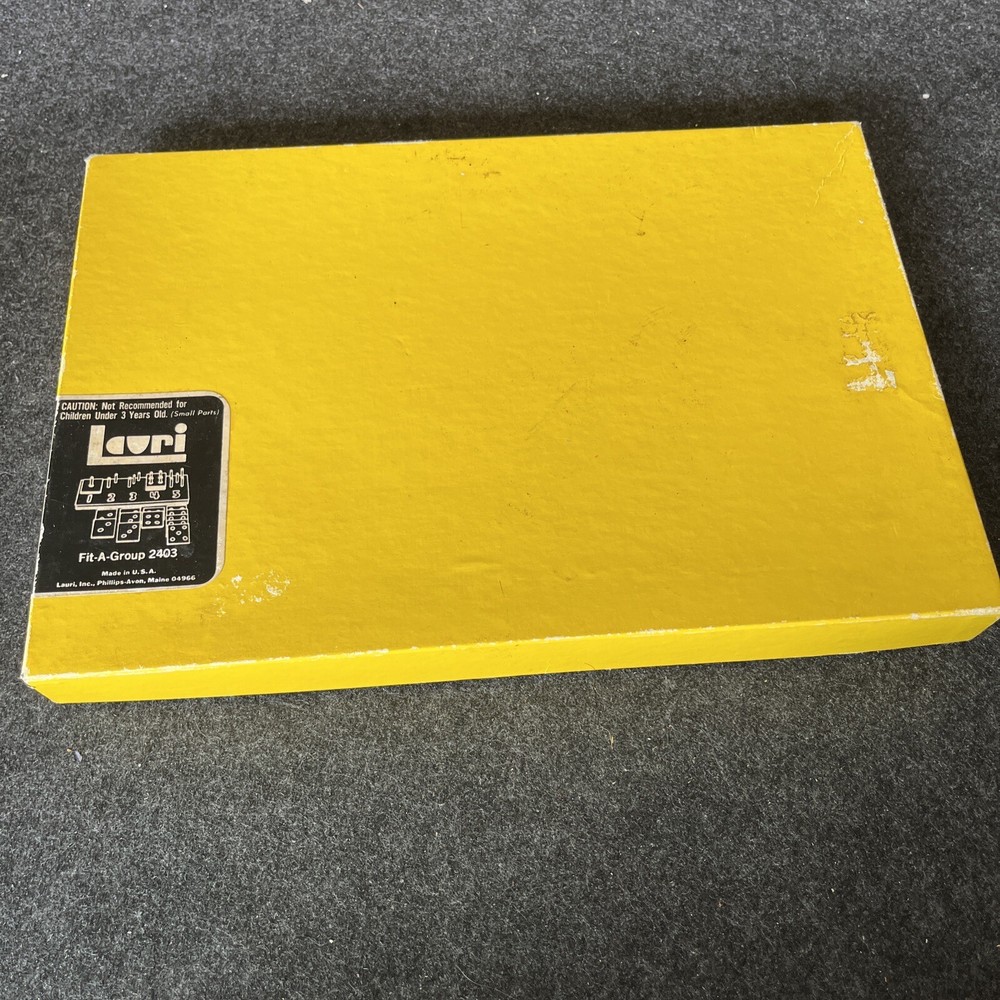 Vintage Lauri Fit A Group 2403 Learning Tool MISSING 2 DOWELS