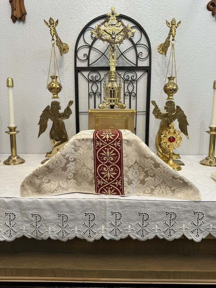MONREALE COLLECTION WHITE CHALICE VEIL