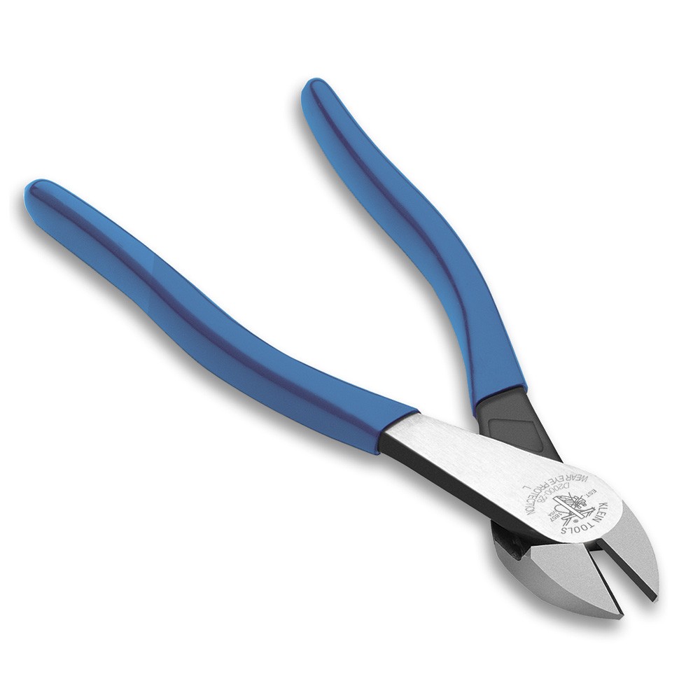 KLEIN TOOLS D2000-48Diagonal Cutting Pliers, Angled Head, 8-Inch