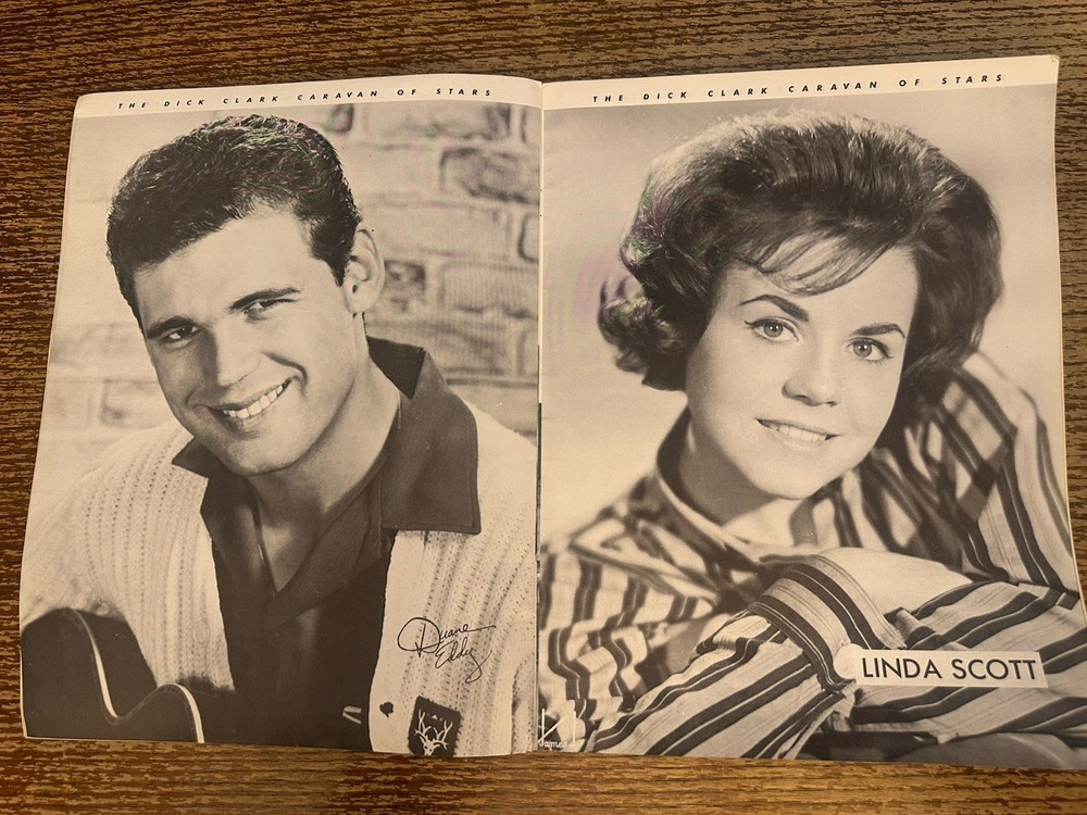 DICK CLARK CARAVAN OF STARS PROGRAM 1960'S PAUL ANKA CHUBBY CHECKER JIVE FIVE