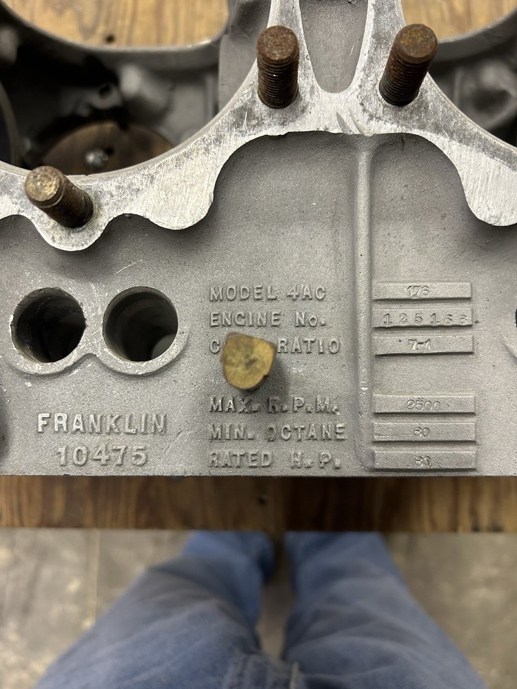 80 HP Franklin Aviation Engine Case