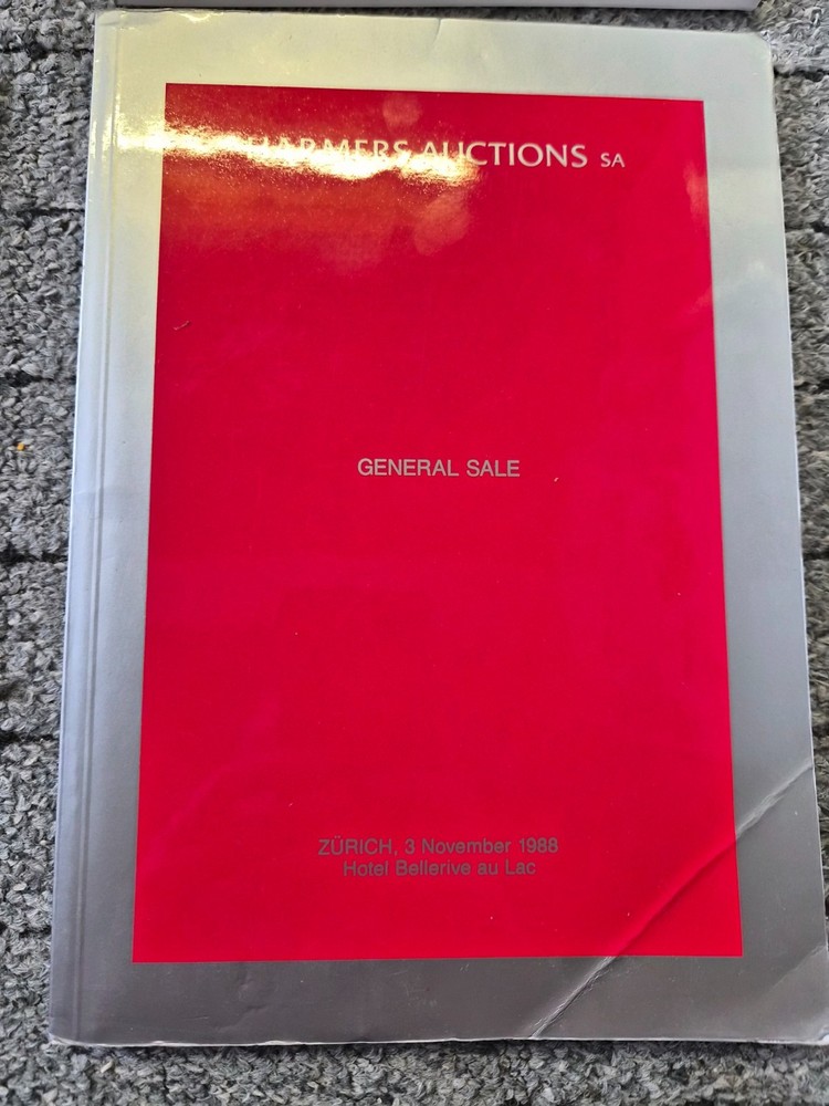 4 Guido Craveri Harmers Stamp Auction catalogues: Liphschutz part I & II