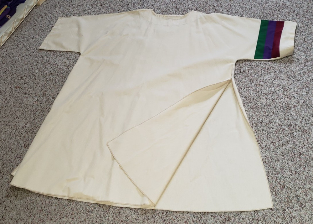 SERVER CHOIR ACOLYTE ALB DALMATIC 47" LONG CUSTOM MADE 2