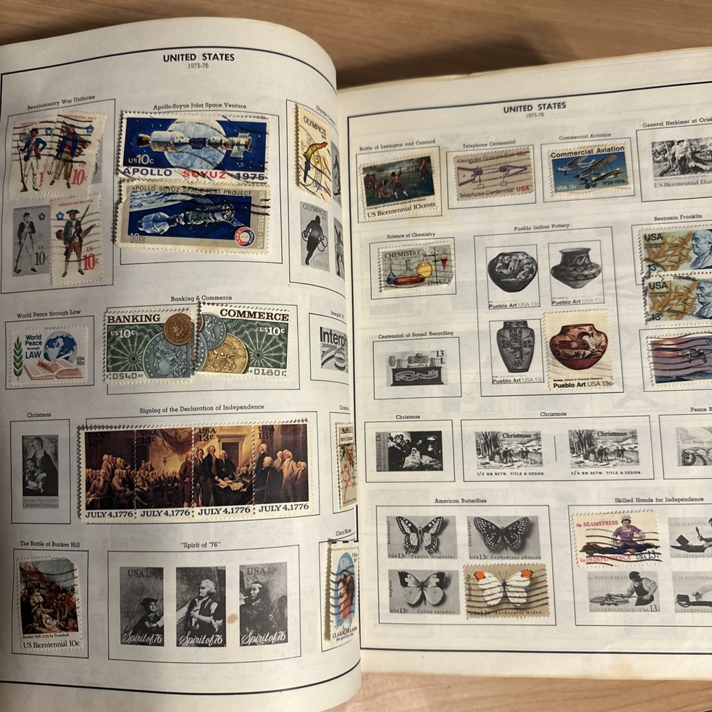 🌟 Standard World Harris Masterwork Stamp Albums Collection w/Stamps Please Read