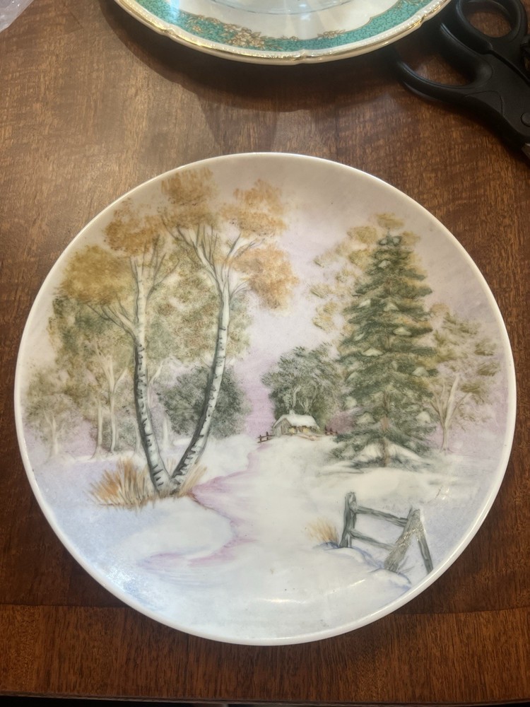 Hand Painted Plate By Hazel Howell