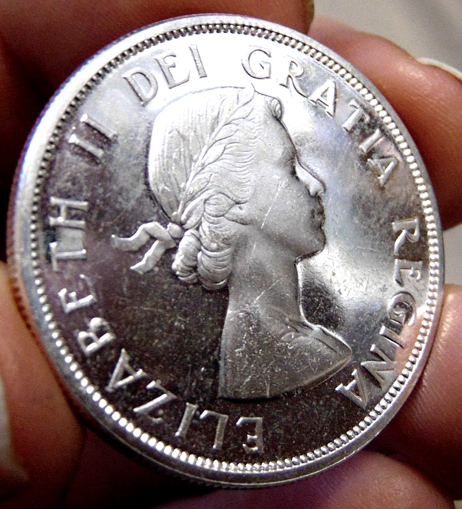 CANADA 1963 BU UNCIRCULATED .800 silver dollar