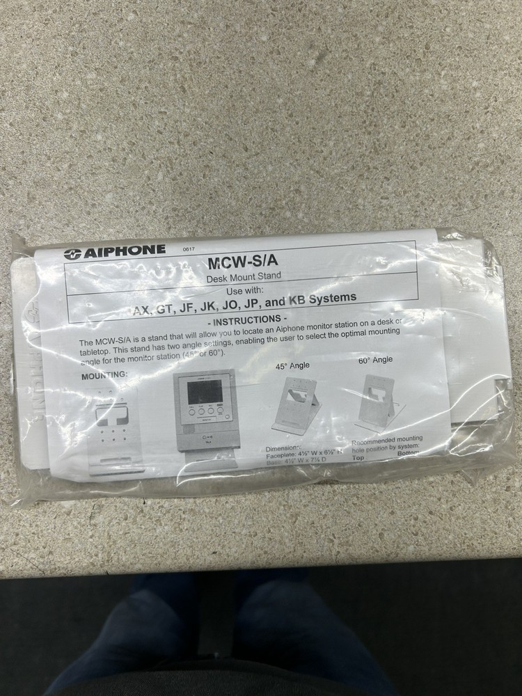 Aiphone MCW-S/A Desk Mount Stand