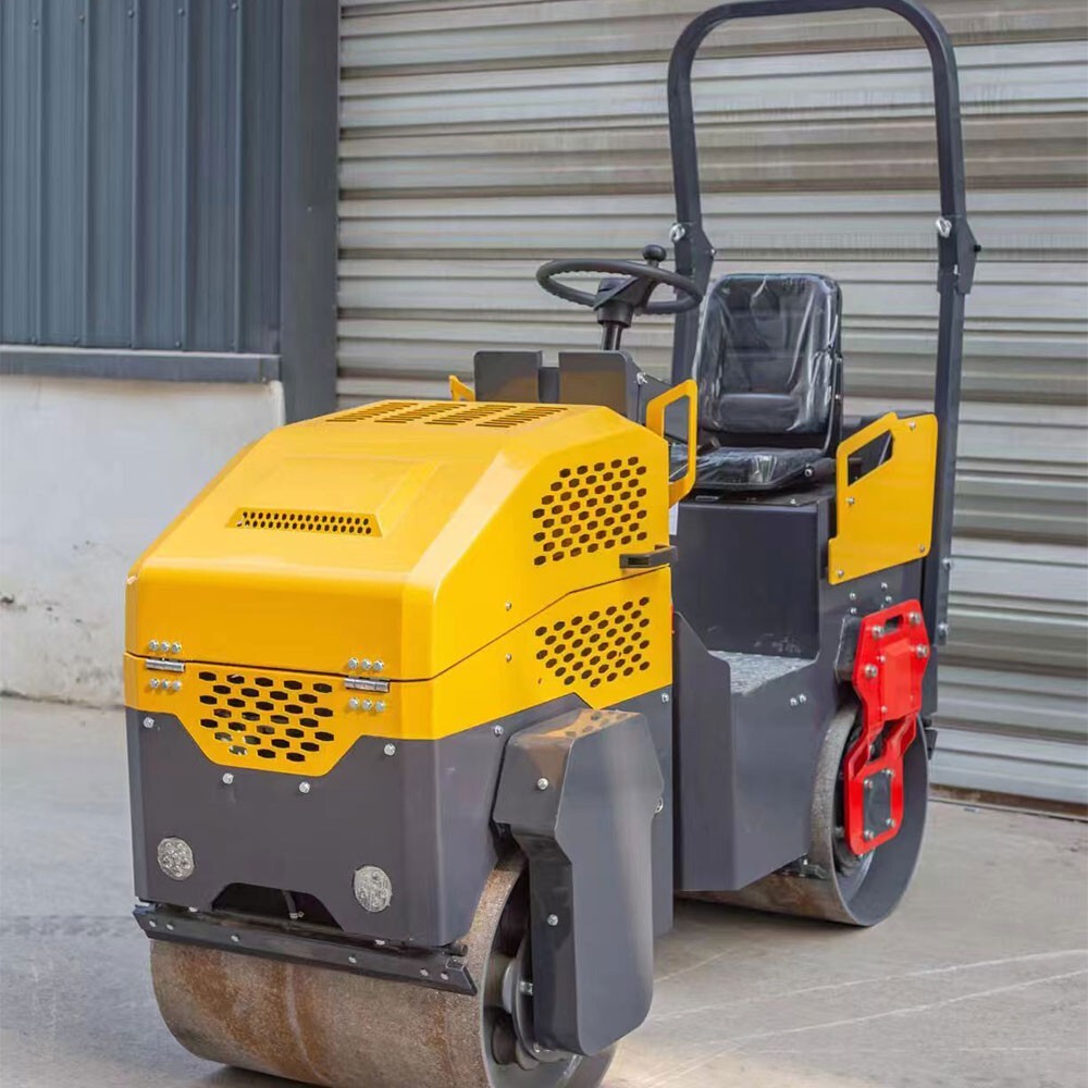 EPA Petrol Engine Road Roller Machine Asphalt Vibratory Roller Ride On Compactor