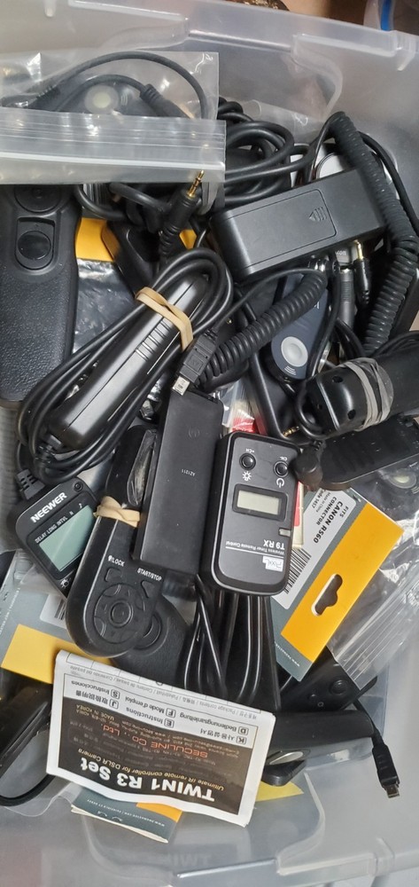 Camera Remote Switch Shutter Release Timer Remote Control Lot Sony Canon Nikon