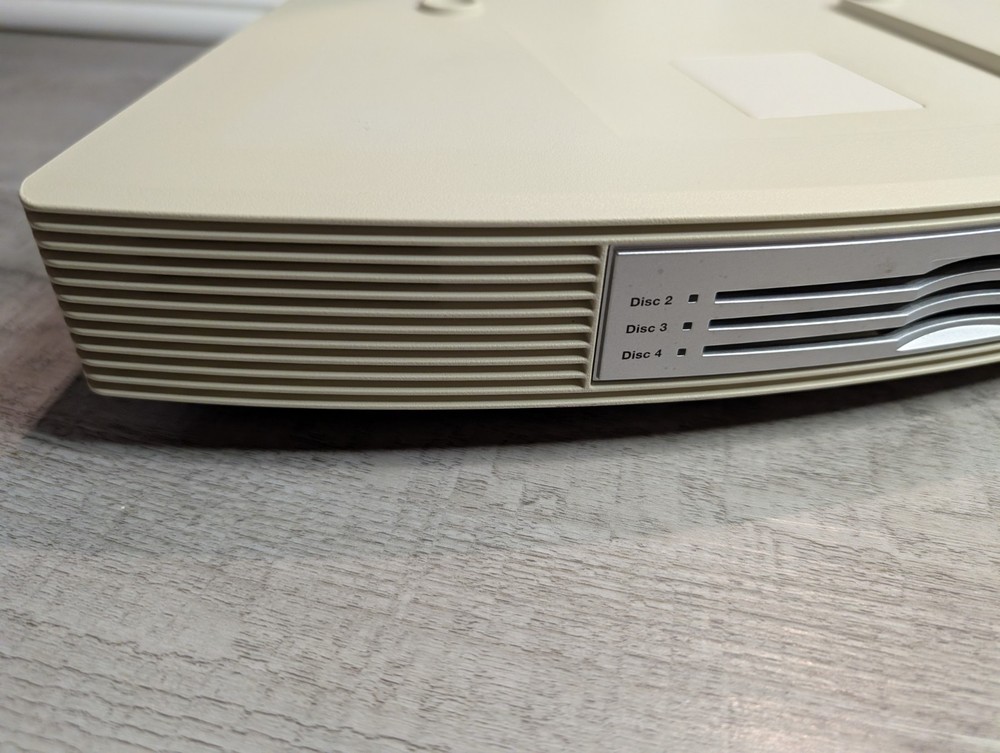 Bose Wave Music System Multi CD Changer Accessory 3 Disc Player, White - Working