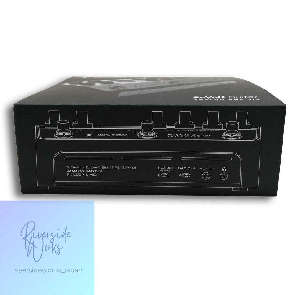 TWO NOTES Effect Pedal REVOLT GUITAR ANALOG AMP SIM - Versatile JP