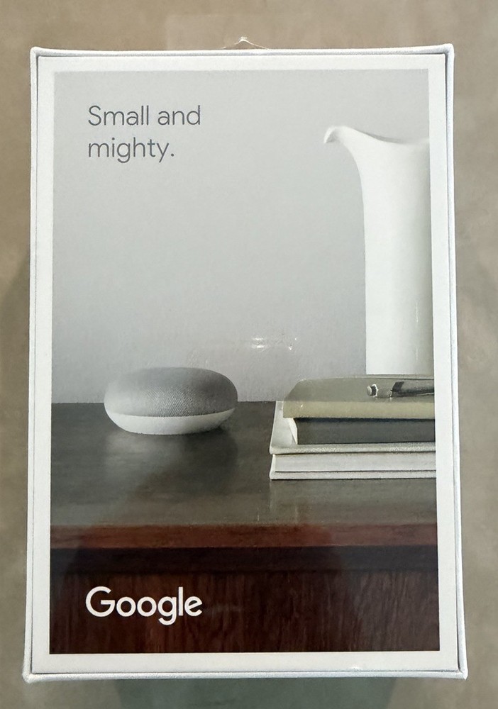 Google Nest Mini (2nd Generation) Smart Speaker Chalk White  NEW/SEALED