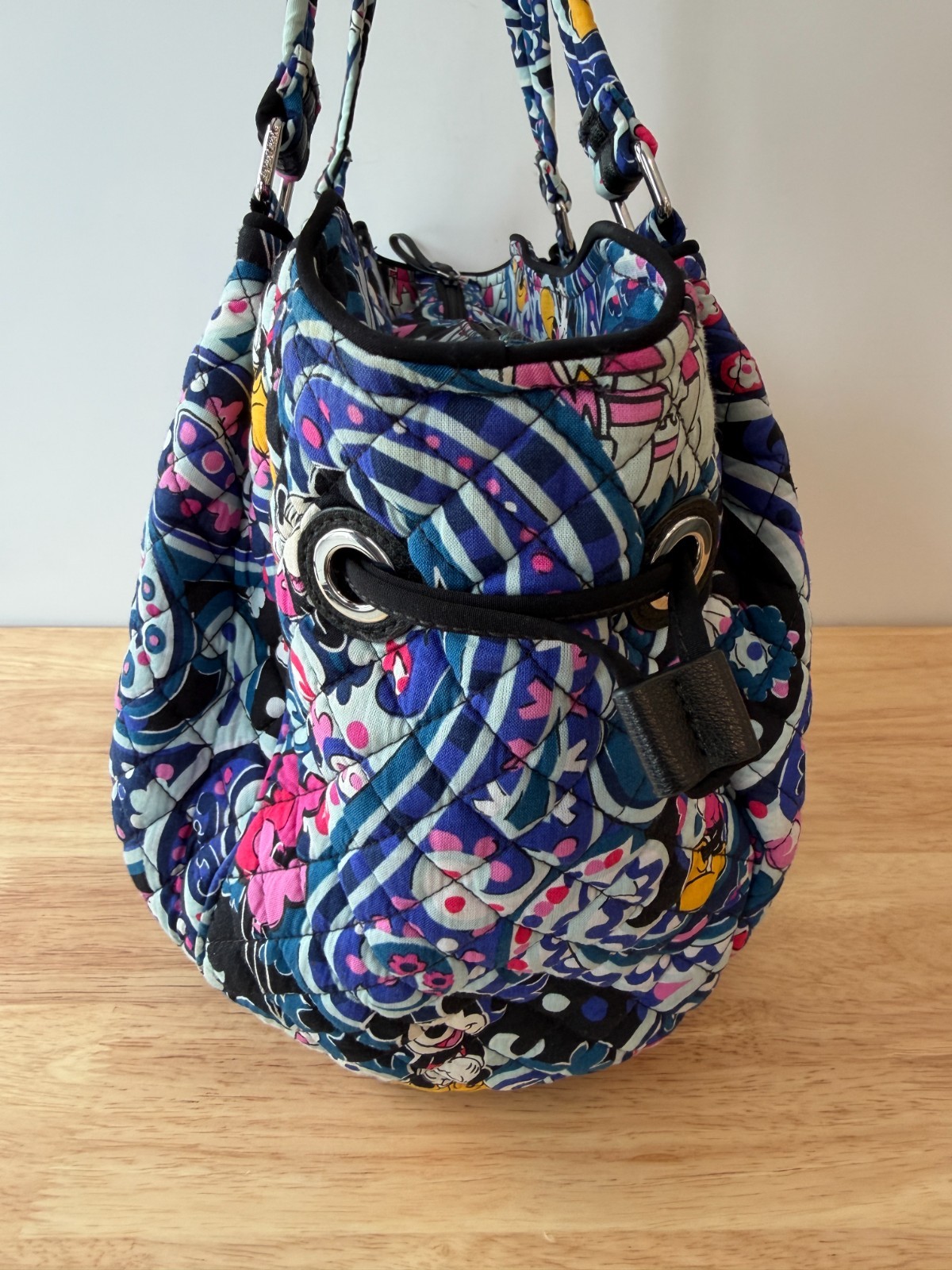 Vera Bradley Iconic Glenna Satchel Bag Disney Castle Mickey's Whimsical Paisley