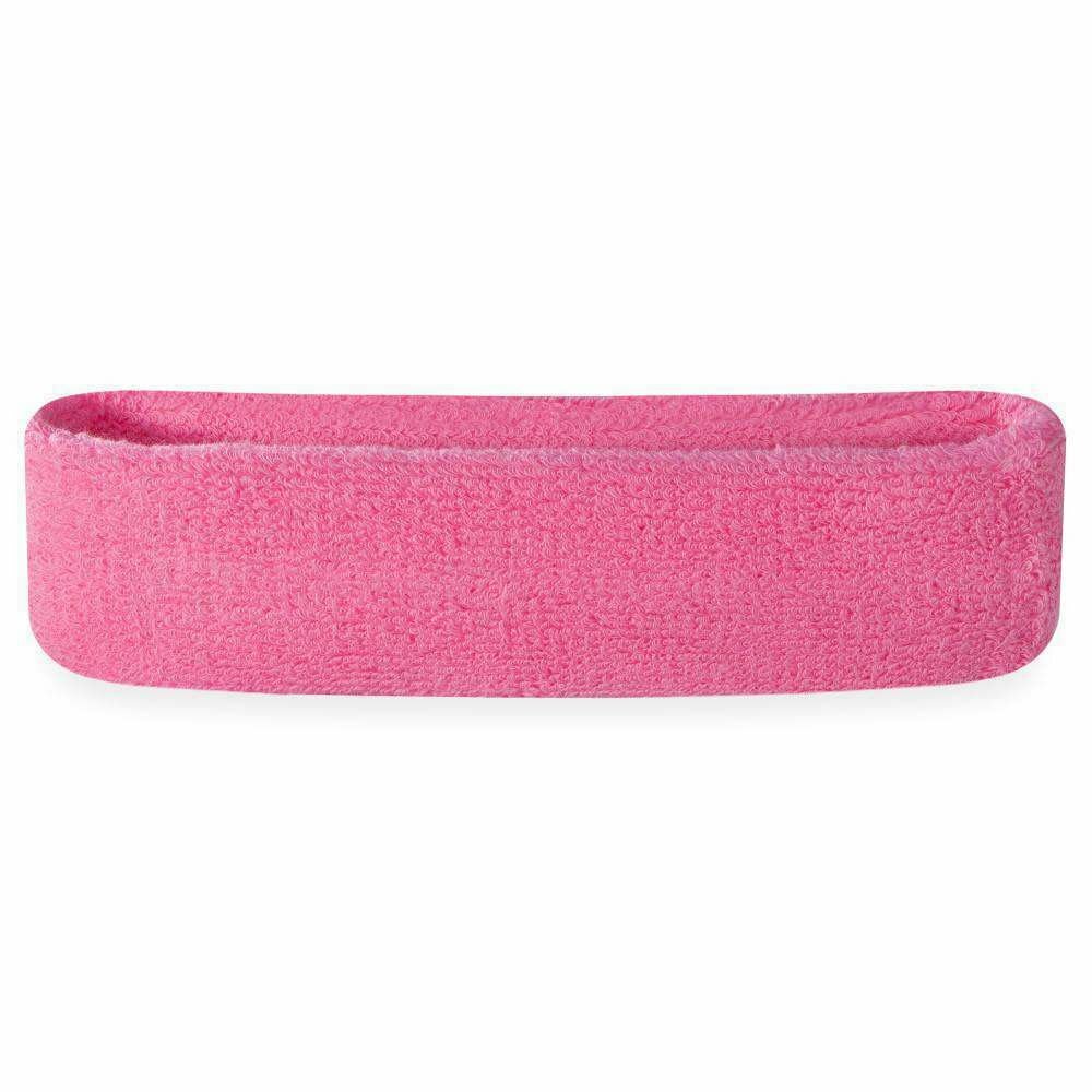 Suddora Sweatband/Headband - Terry Cloth Athletic Basketball Head Sweat Bands