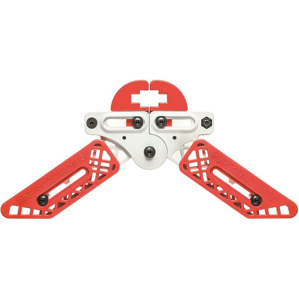 Pine Ridge Archery  Kwik Stand Bow Kickstand, White Red