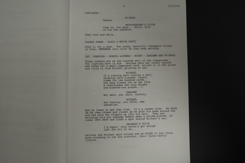 The Cold Case Squad Original TV Script Stephen J. Cannell Studios Collection