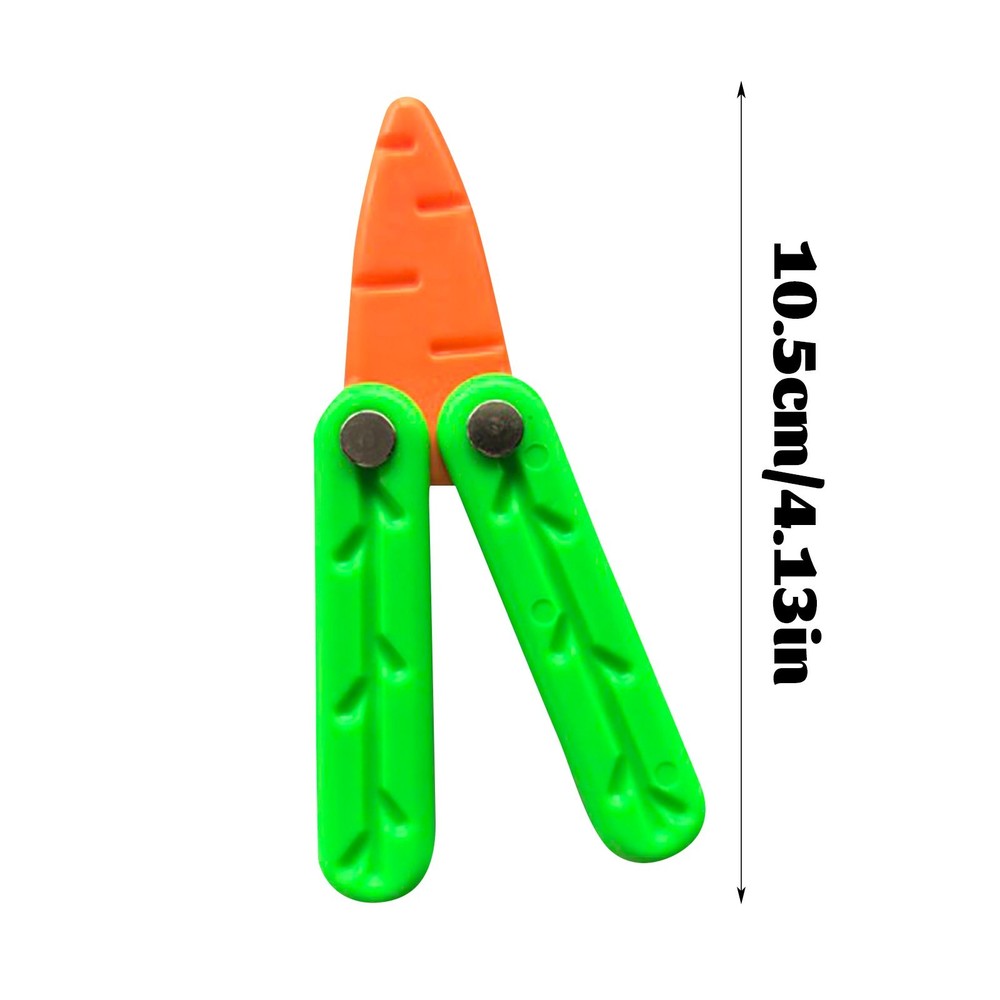 3D Double-Sided Carrot Sensory Swing Toy Educational Decompression Tool for Kids