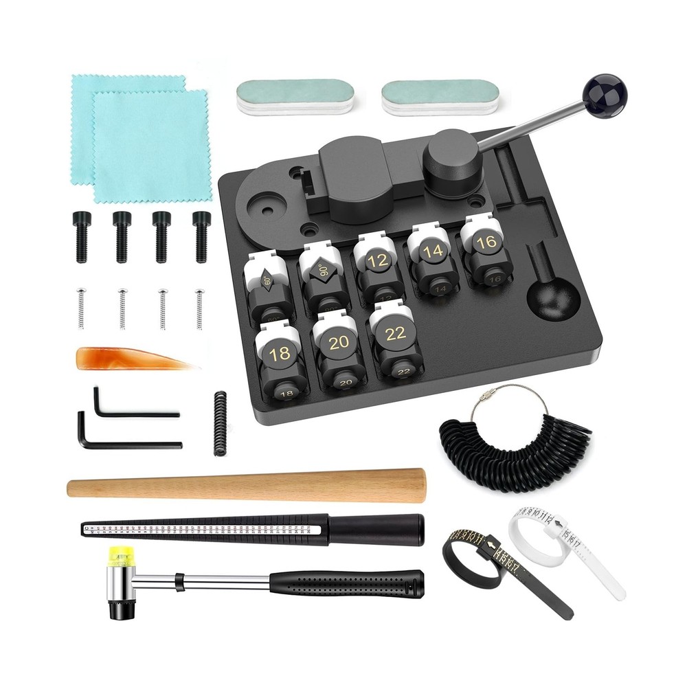 GAXPAK Ring Bender Tool Ring Bending, Spoon Ring Maker Machine Jewelry Making...