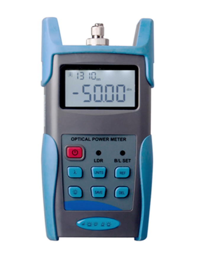Portable Optical Power Meter Wavelength Identification Frequency Detection
