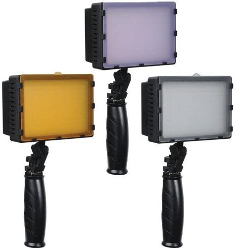 Polaroid High Powered LED Light, Variable Dimmable Light with Carrying Case