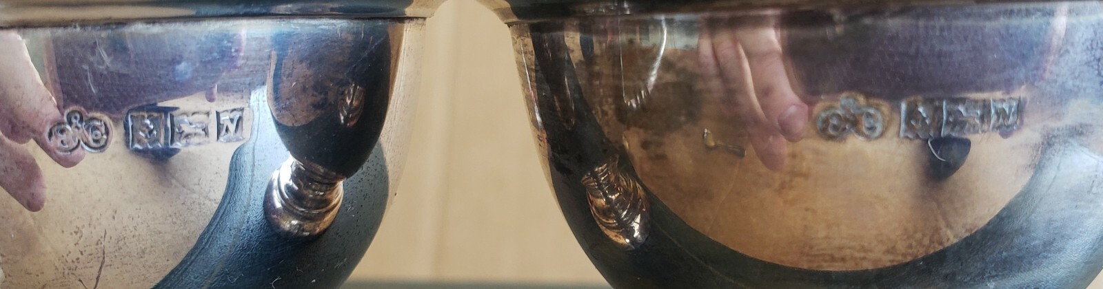 Antique Sterling Silver Elkington Complete Set in Original Case Shaker