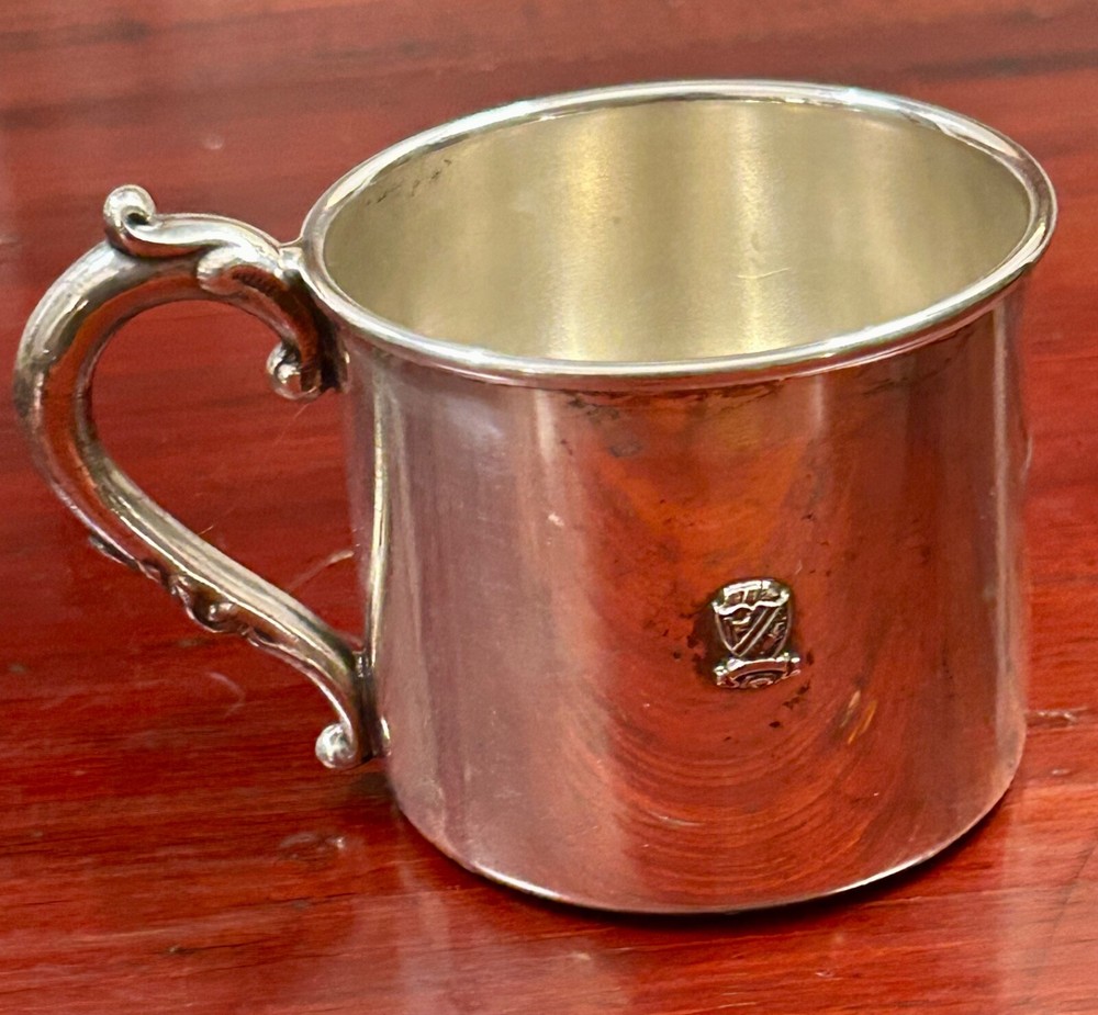 Beta Sigma Phi Sorority - LG Balfour Co. Silver-plated Baby Cup 120 Grams