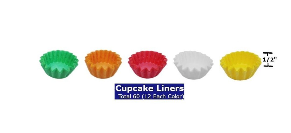 Cupcake Papers for Easy Bake Ultimate Oven Cupcake pan 60 pack
