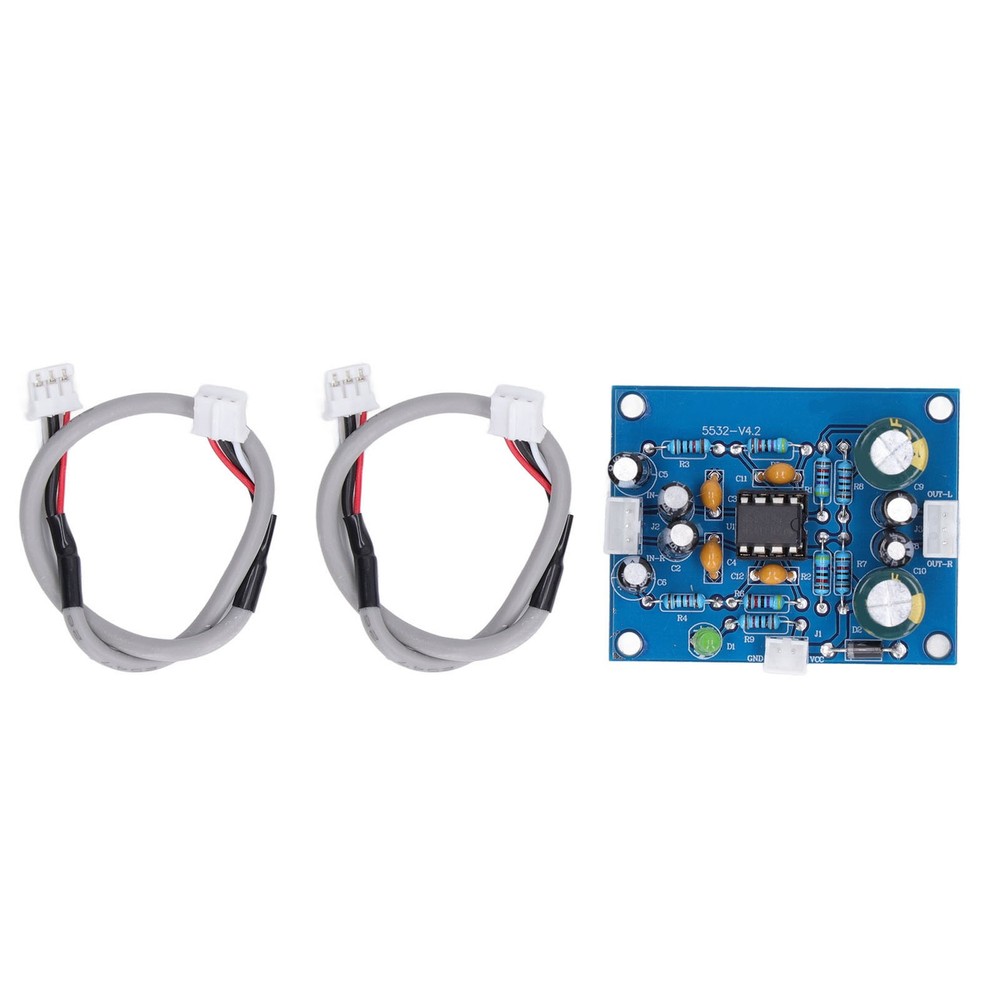 Preamp Module Audio Preamplifier Board NE5532 Chip Accessory Replacement Part