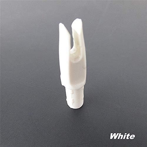 60-Pack Arrow Nocks | 0.246'' Inserts for Archery | Multicolor Selection