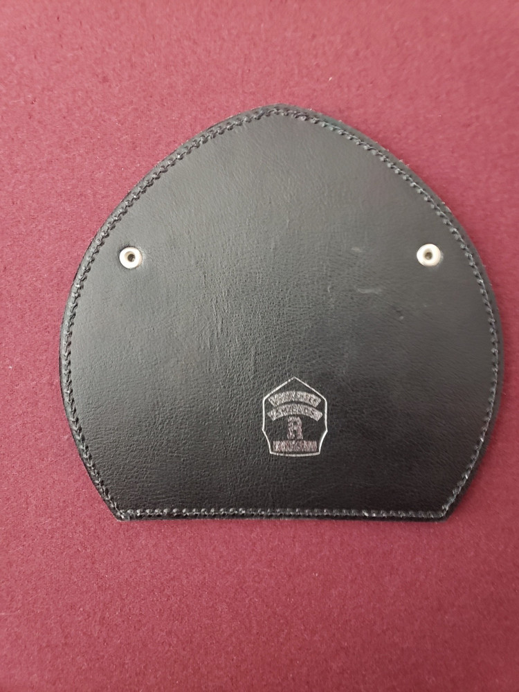 Leather Firefighter Shield Front Boston Fire Department