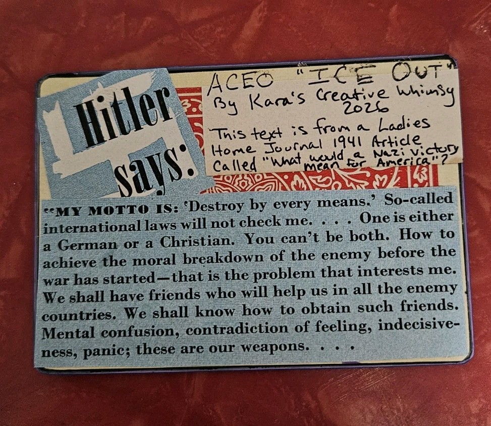 ACEO "Ice Out" by Kara's Creative Whimsy
