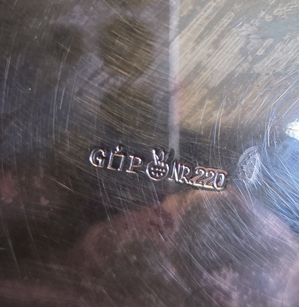 Vintage Nickel Silver Teapot – Ornate Footed Design