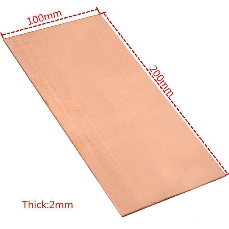 99.9% Pure Copper Metal Plate, Copper Skin, Copper Foil Thickness 0.1mm To 5mm