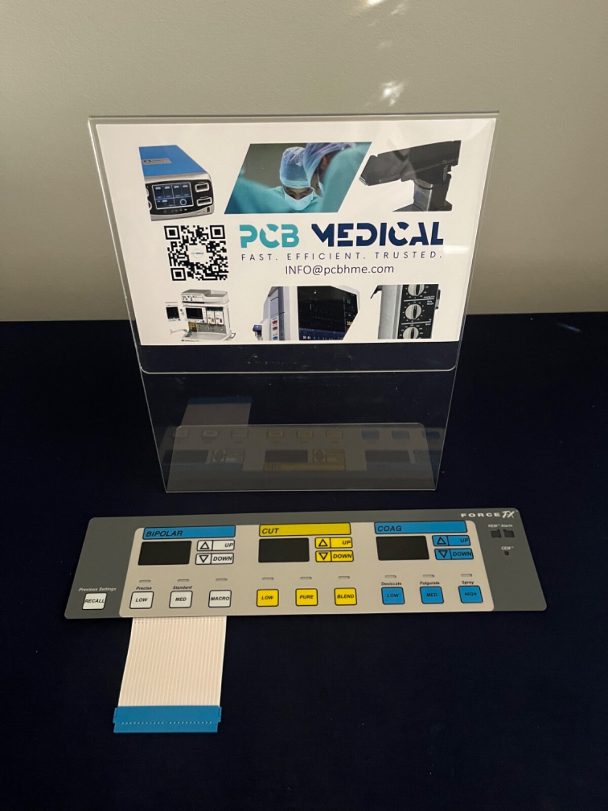 New Replacement Valleylab Force FX / FXc ESU Front Panel Keypad